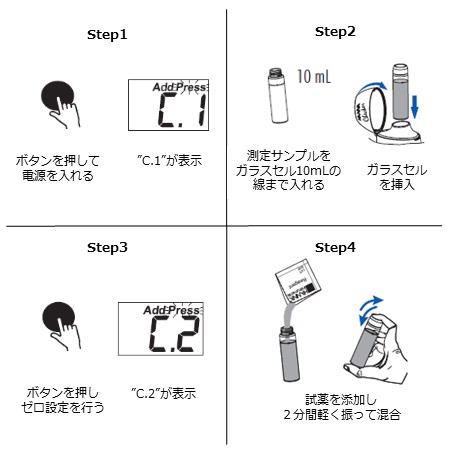 ★イーハンナ限定！試薬6回分付き★低濃度リン酸塩チェッカー HI 713（0.00～2.50ppm）