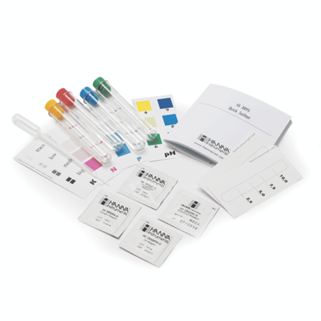 土壌(窒素、リン酸、カリウム、pH）検査キット ／HI 3895N 【医薬用外劇物】